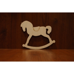 Konik, koń na biegunach 17,5x15 cm